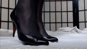 Foot Fetish Wolford Stockings High Heels Goddess Natasha (WMV)
