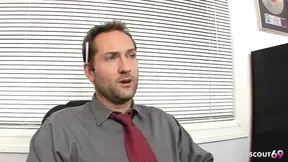 Office boss plows skinny Thai secretary and makes her squirt