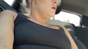 I GOT CAUGHT MASTERBATING IN MY CAR!! serious orgasm