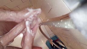 Playing and Washing My Dick in the Shower