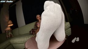 Nordic Blonde sweaty sock soles!! - MOV