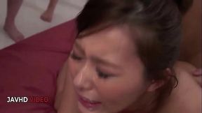 Intense Japanese Bukkake Scene Filled With