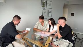 profesor sorprende a sus alumnos haciendo un trio y se une- almendra gala