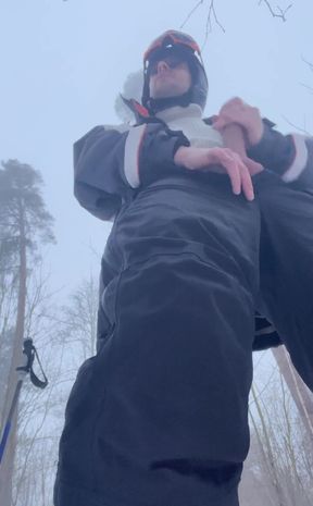 Skiing Outdoors and Being Very Naughty