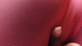 Ebony Barbie Estrella`s Nylon Ass Play. Facesitting POV!