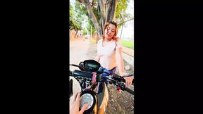 Friend rode my bike; we fucked at home