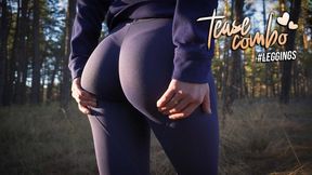 Latina Milf In Super Tight Yoga Pants Teasing Her Amazing Ass In The Forest