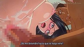 The busty class president is held down and penetrated, and creampied in both holes at the same time.