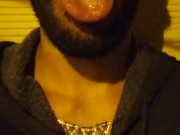 Jerking Off Outside Close Up Cum With Cars Passing By - Camilo Brown