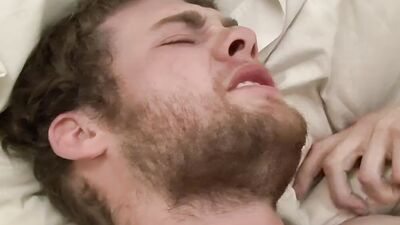 Bearded dude sucked off by his boyfriend with lots of ball licking and rimming