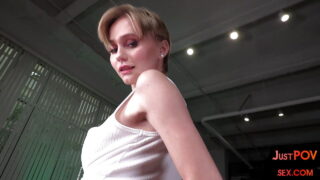 Sex oral &#8211; film POV anal cu o amatoare cu țâțe mari, Alicia Williams, futută în cur