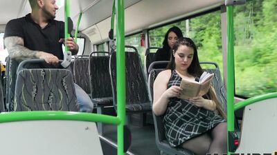 MATURE4K. I'm so wet and want to suck your cock in the bus