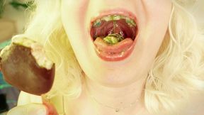 food fetish mouth tour chewing asmr