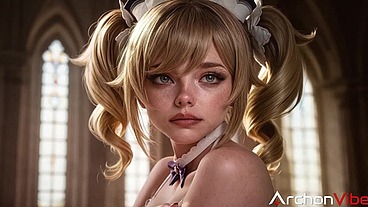 Barbara helped parishioners forgive their sins with the help of her blowjob [AI]