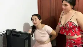 Horny girlfriend seeks out workman for some pussy action