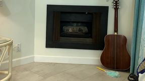 stepson fucks stepmom stuck in the fireplace instead of doing his chores - erin electra