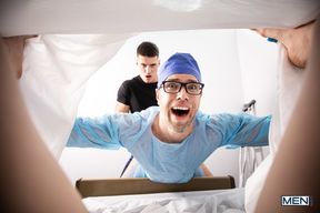 Weirdo hubby fucks doctor while his wifey is delivering!! - Alex Mecum , Malik Delgaty