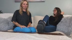 MJ Worships Astrid’s Socks