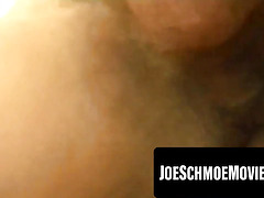 Ebony amateur plows raw asshole after spit lube blowjob