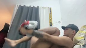 Filipino twink blows his load all alone at home raw cumshot