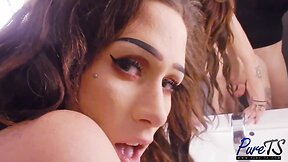 BTS of brand new LADYBOY starlet Jenna Gargles drilled