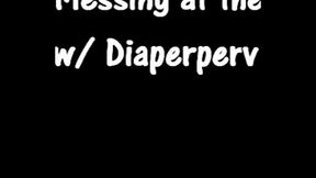 DL Audio cumming and messing diaper at same time!