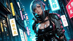 neon ghost of the midnight grid (ai video)