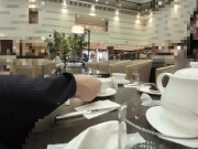 【個人撮影】#29 エンW不倫CH 高級ホテル優雅にカフェしてお風呂へ。。生挿入して中出しする不倫カップルの日常♡／Japanese amateur /日本人/japanese wife/ milf/