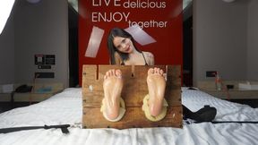 Tiny Ticklish Feet (Sara's First Tickle Session)