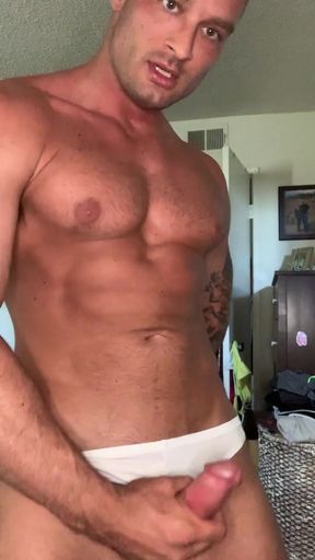 Daddy Jack off Cumshot and Eating
