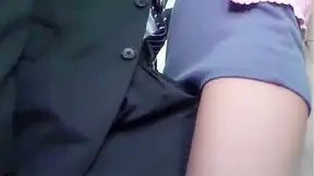 Gorgeous Milf Sneakily Rides Big Dick on Crowded Bus – Wild Joyful Finish