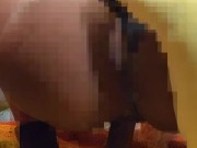 Black Dildo Just the Tip Inserted in Tight Pink Pussy - OF/ladykaiyo