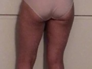 In the kitchen with panties!!