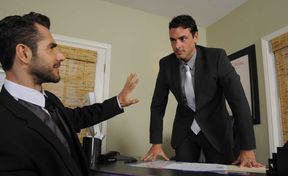 Suited studs fuck a lot in mutual office perversions