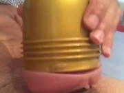 Stepbrother how to resist cumshot with fleshlight stamina
