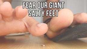 Fear our giant salty feet - Lalo Cortez and Vanessa