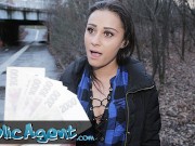 Public Agent Stranded babe Klaudia Diamond fucked hard for cash