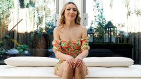 Beautiful curly angel Sophia is jumping on a big dick like a pro