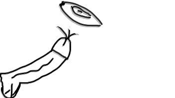 Toon cumshot on pussy