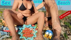 Hot beach sex &mdash;  close call with strangers