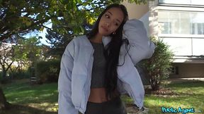 Slim Asian Beauty Reveals Her Slutty Side Sucking & Riding the Fake Agent's Cock For Money