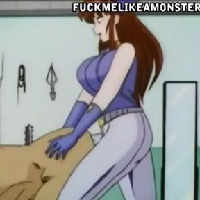 Lesbian anime nurses strapon fucking