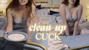 Clean-up Cuck - You Discover I’ve Been Cheating POV JOI CEI