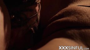 Passionate and sinful fuck session with gorgeous babe