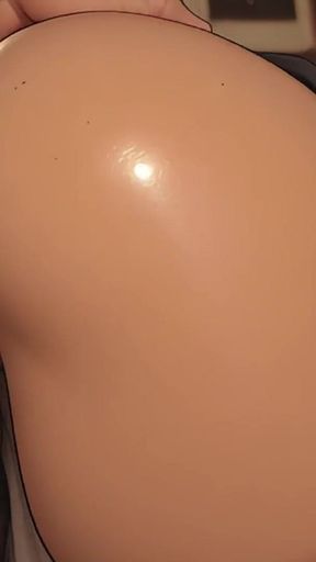 Doggystyle Fucking Maid's Pussy! Moaning Sex Animated