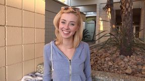 Haley Reed grinds out an orgasm on top before getting her facial