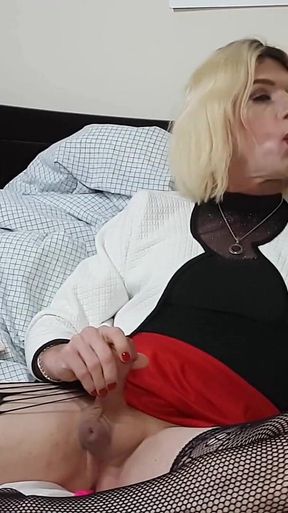 Panties Sniffing and Dildo Sucking.
