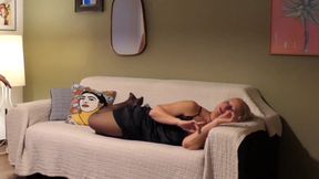 Beautiful Blonde Mature Wife Enjoys Sex in Stockings