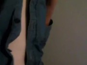 Teasing Myself In A Jean Jacket