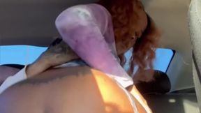 BREED ME BABY! , Passionate Backseat BBC Riding Ends In Deep Creampie